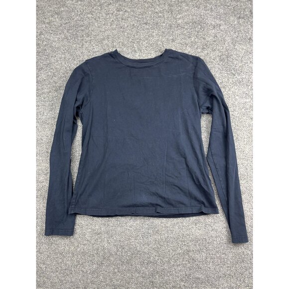 Velvet by Jenny Graham Shirt Womens XS Black Long Sleeve Crewneck Made USA Top - Picture 1 of 7